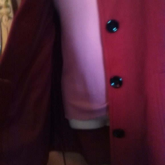 macintosh new England wool blend coatWomen's Red Pea Coat - Picture 4 of 7